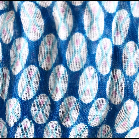 Blue Print Spring Infinity Scarf - Picture 2 of 4